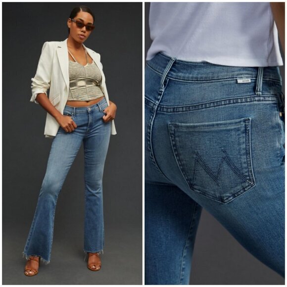 💕MOTHER💕 The Weekender Fray ~ I Wet My Plants 34 NWOT - Picture 4 of 16